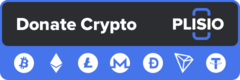 Donate Crypto on Plisio
